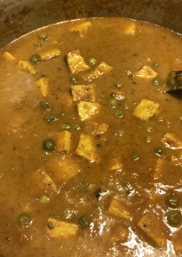 Sona's Homemade Mattar Paneer